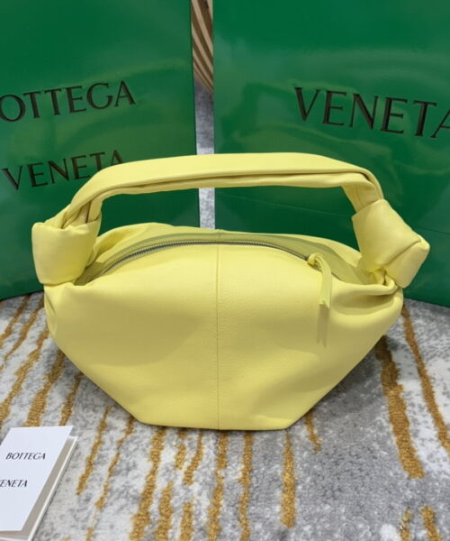 Bottega Veneta Double Knot Bag For Women 11.8in/30cm In Yellow