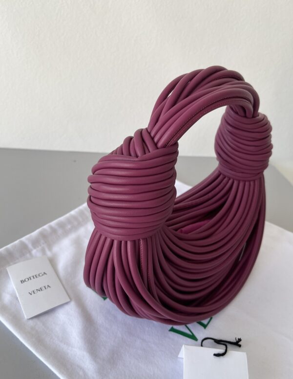 Bottega Veneta Double Knot Purple, For Women, Women's Bags 9.8in/25cm