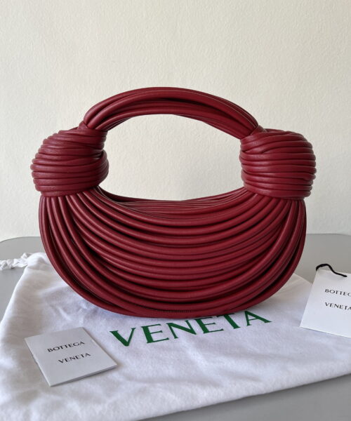 Bottega Veneta Double Knot Red, For Women, Women's Bags 9.8in/25cm