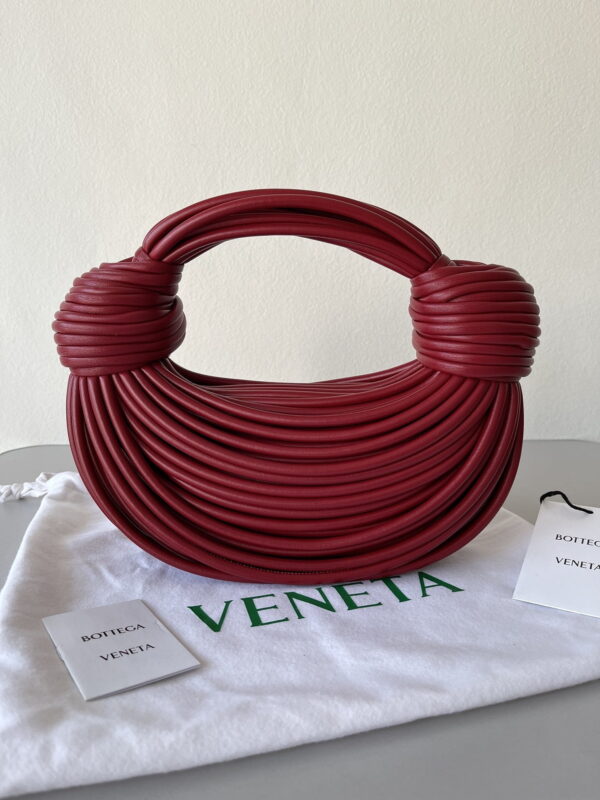 Bottega Veneta Double Knot Red, For Women, Women's Bags 9.8in/25cm