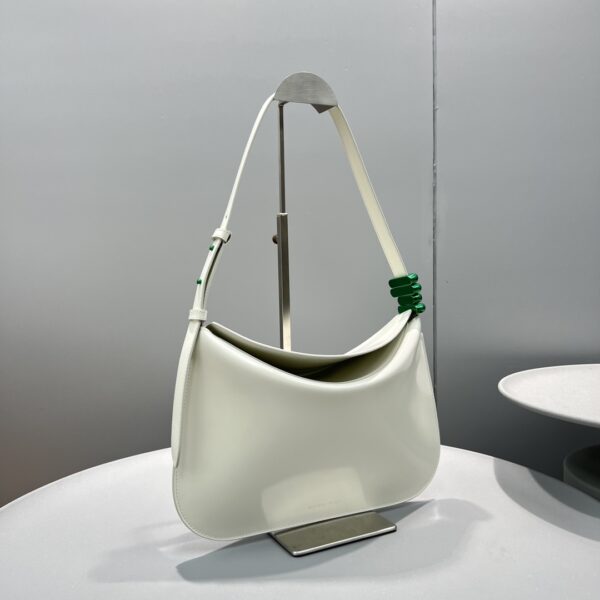 Bottega Veneta Flap Bag White, For Women, Women's Bags 12.4in/31.5cm