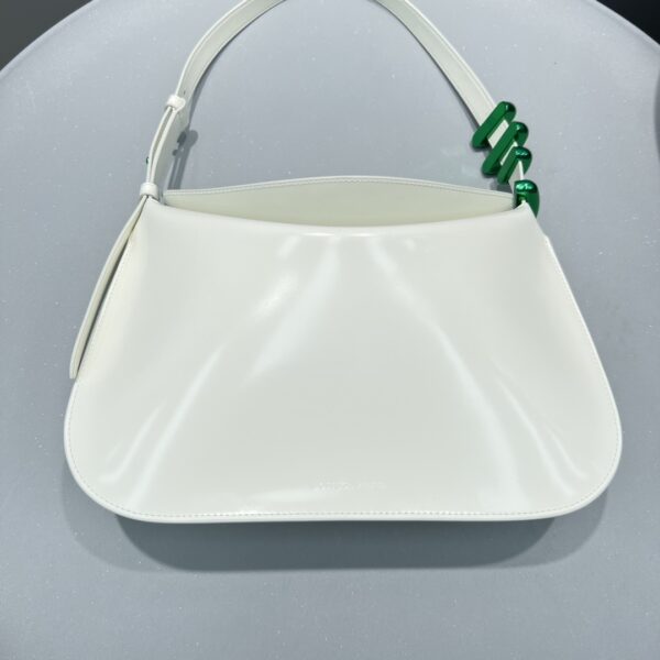 Bottega Veneta Flap Bag White, For Women, Women's Bags 12.4in/31.5cm