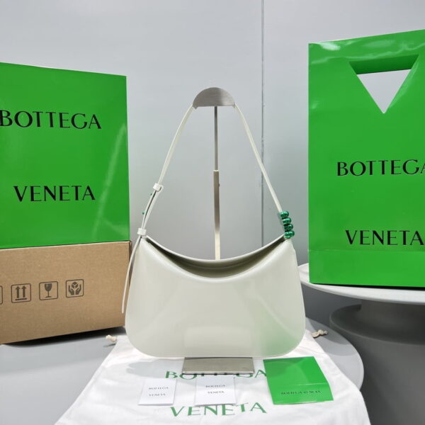 Bottega Veneta Flap Bag White, For Women, Women's Bags 12.4in/31.5cm