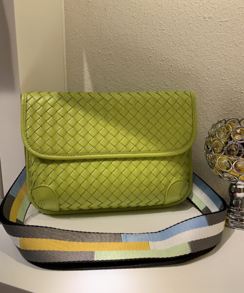 Bottega Veneta Functional Chest Bag Banana Greenleaf, For Women, Women's Bags 10.2in/26cm