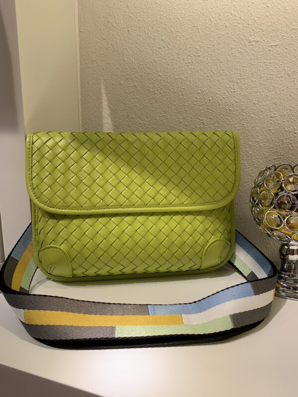 Bottega Veneta Functional Chest Bag Banana Greenleaf, For Women, Women's Bags 10.2in/26cm