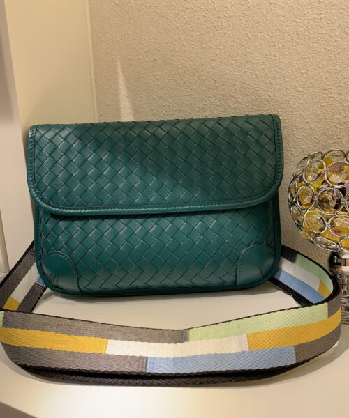 Bottega Veneta Functional Chest Bag Blue, For Women, Women's Bags 10.2in/26cm