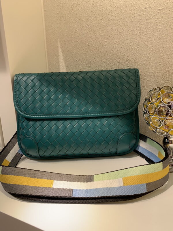Bottega Veneta Functional Chest Bag Blue, For Women, Women's Bags 10.2in/26cm