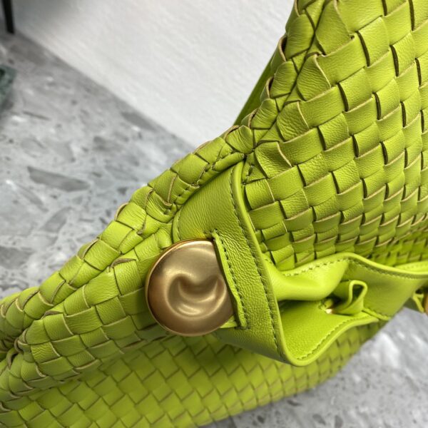 Bottega Veneta Intrecciato Shoulder Bag Neon Green, For Women, Women’s Bags 10.2in/26cm