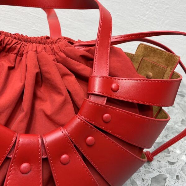 Bottega Veneta Medium Shoulder Bag Red, For Women, Women’s Bags 8.6in/22cm