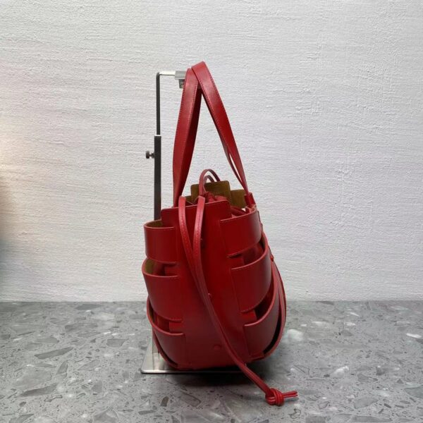 Bottega Veneta Medium Shoulder Bag Red, For Women, Women’s Bags 8.6in/22cm