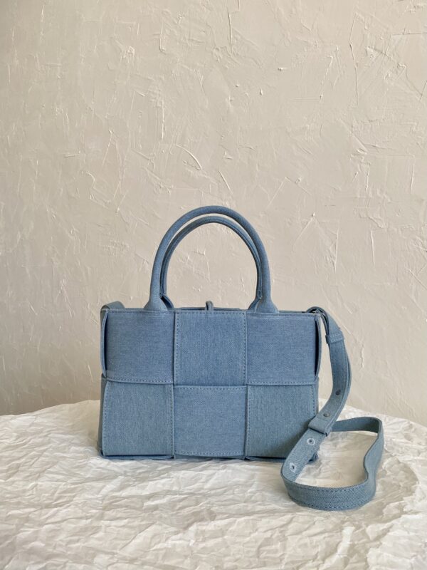 Bottega Veneta Mini Arco Tote Bag Grey, For Women, Women's Bags 9.8in/25cm