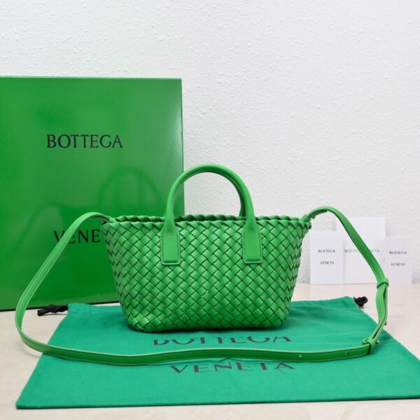 Bottega Veneta Mini Cabat Green, For Women, Women's Bags 7.9in/20cm 709464V1OW13722