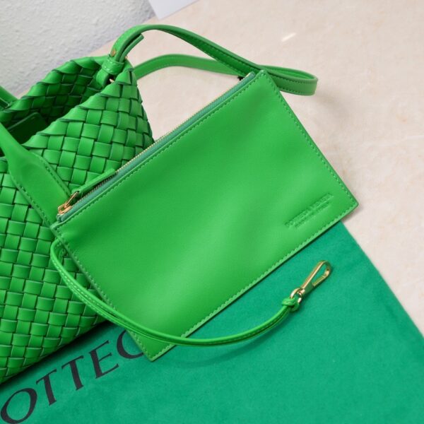 Bottega Veneta Mini Cabat Green, For Women, Women's Bags 7.9in/20cm 709464V1OW13722