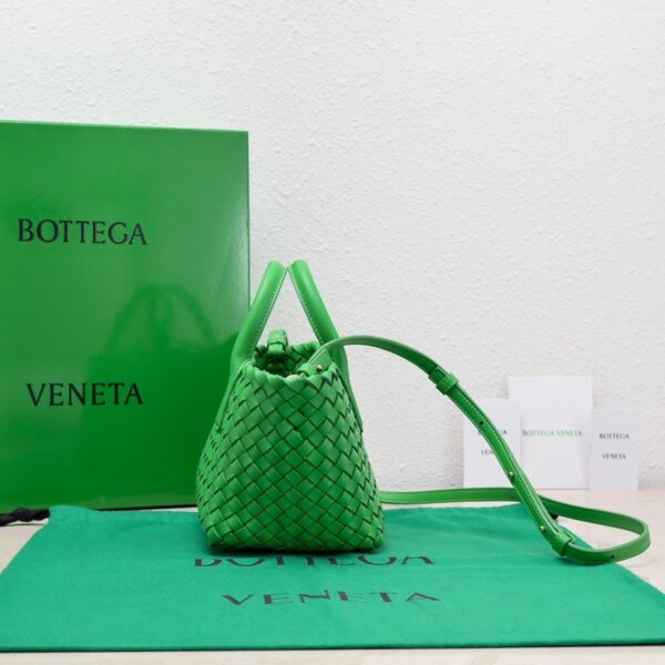 Bottega Veneta Mini Cabat Green, For Women, Women's Bags 7.9in/20cm 709464V1OW13722