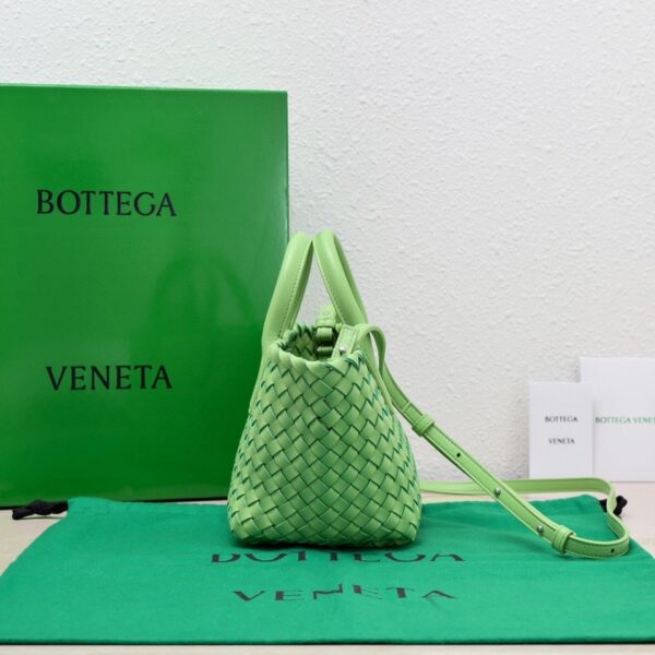 Bottega Veneta Mini Cabat Green, For Women, Women's Bags 7.9in/20cm