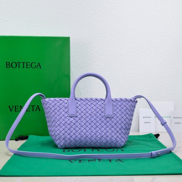 Bottega Veneta Mini Cabat Purple, For Women, Women's Bags 7.9in/20cm
