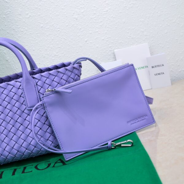 Bottega Veneta Mini Cabat Purple, For Women, Women's Bags 7.9in/20cm