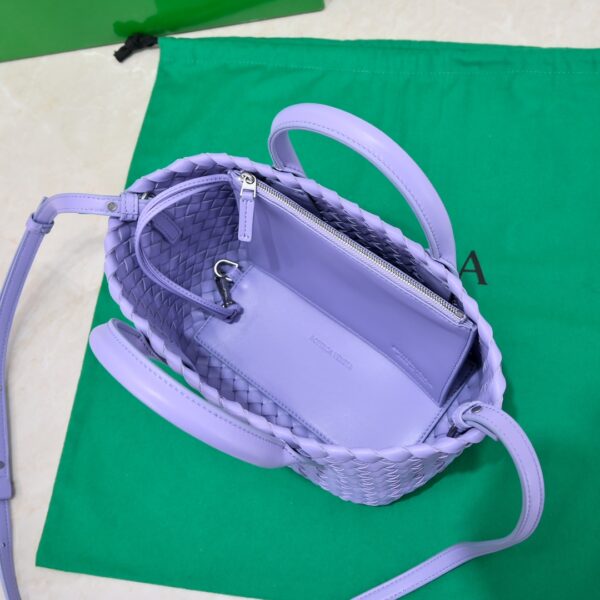 Bottega Veneta Mini Cabat Purple, For Women, Women's Bags 7.9in/20cm