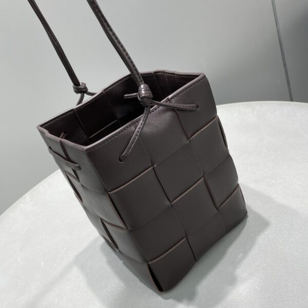 Bottega Veneta Mini Cassette Bucket Bag Purple, For Women, Women's Bags 5.5in/14cm