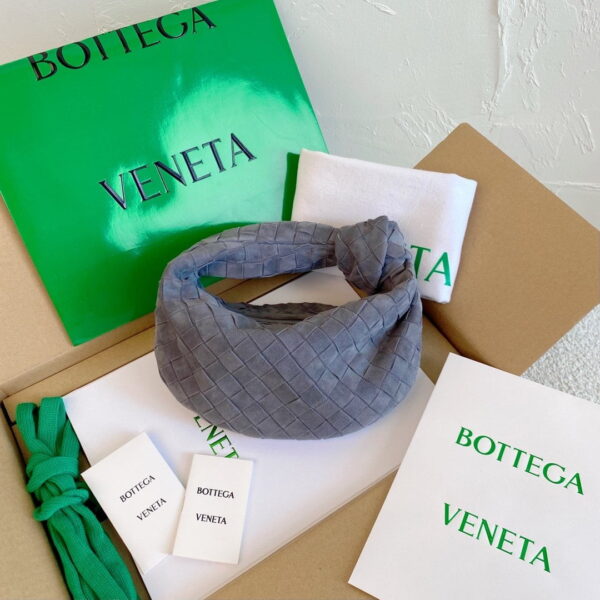 Bottega Veneta Mini Jodie Bag Gray, For Women, Women's Bags 11in/28cm 651876V1QE01233