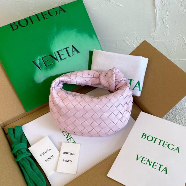Bottega Veneta Mini Jodie Bag Pink, For Women, Women's Bags 11in/28cm 651876VCPP55903