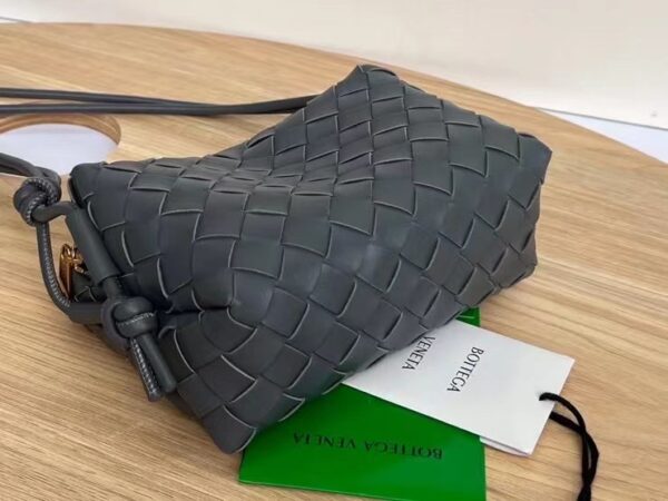 Bottega Veneta Mini Loop Camera Bag Grey For Women 17cm / 6.7in 680254V1G111233