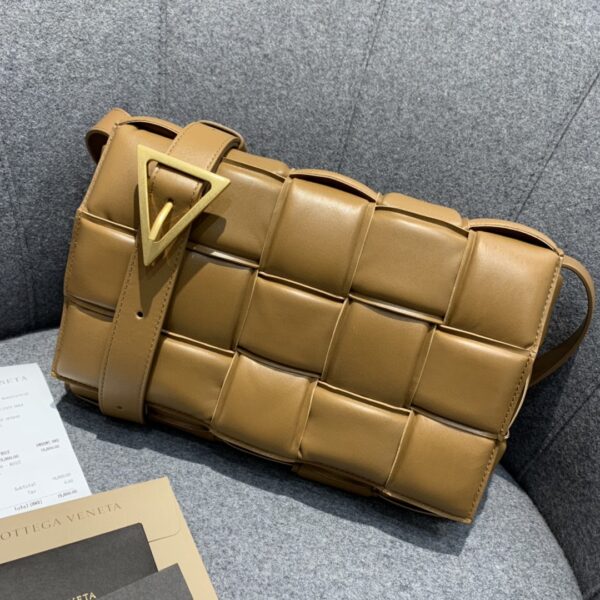 Bottega Veneta Padded Cassette Bag For Women 10.2in/26cm In Brown 591970VCQR17745