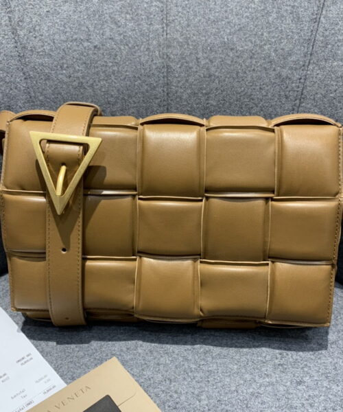 Bottega Veneta Padded Cassette Bag For Women 10.2in/26cm In Brown 591970VCQR17745