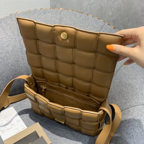 Bottega Veneta Padded Cassette Bag For Women 10.2in/26cm In Brown 591970VCQR17745