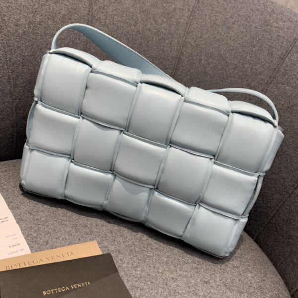 Bottega Veneta Padded Cassette Bag For Women 10.2in/26cm In Light Blue