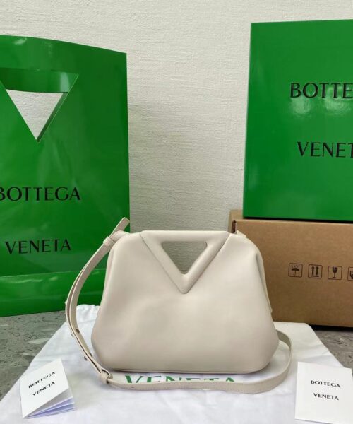 Bottega Veneta Point White, For Women, Women’s Bags 8.6in/22cm 658476VCP409137