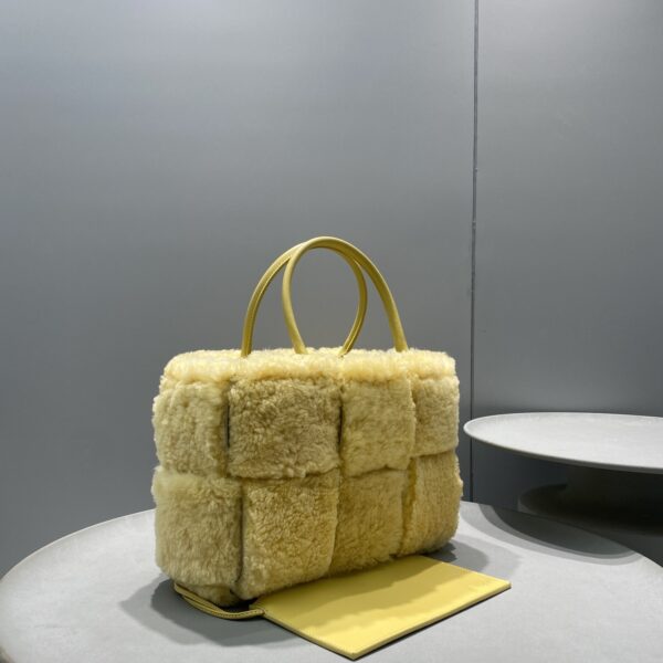 Bottega Veneta Small Arco Tote Bag Yellow, For Women, Women's Bags 11.8in/30cm