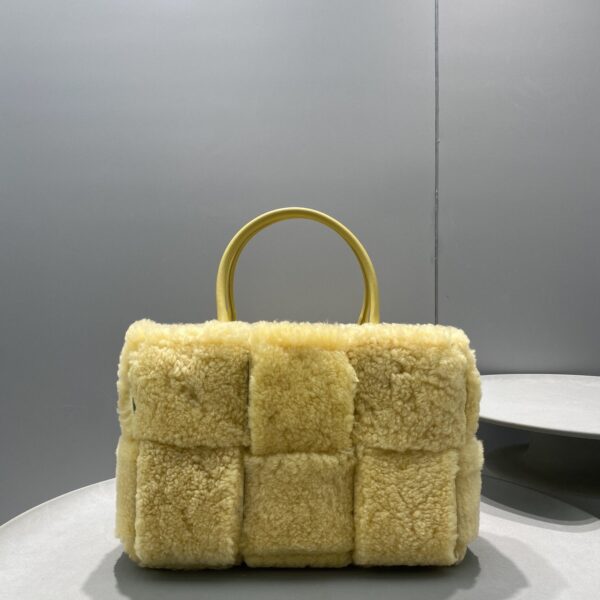 Bottega Veneta Small Arco Tote Bag Yellow, For Women, Women's Bags 11.8in/30cm