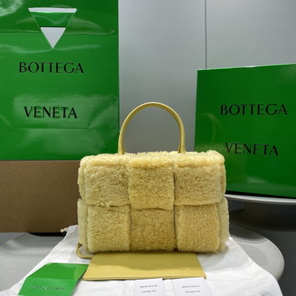Bottega Veneta Small Arco Tote Bag Yellow, For Women, Women's Bags 11.8in/30cm