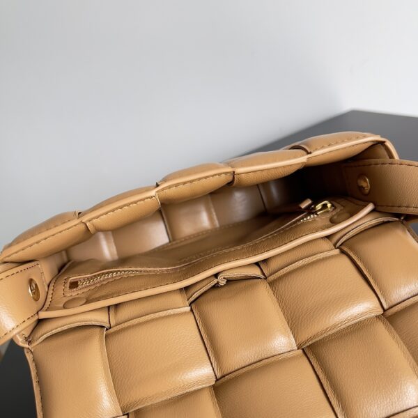 Bottega Veneta Small Padded Cassette Brown, For Women, Women's Bags 7.5in/19cm