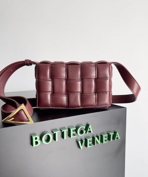 Bottega Veneta Small Padded Cassette Brown , For Women, Women's Bags 7.5in/19cm