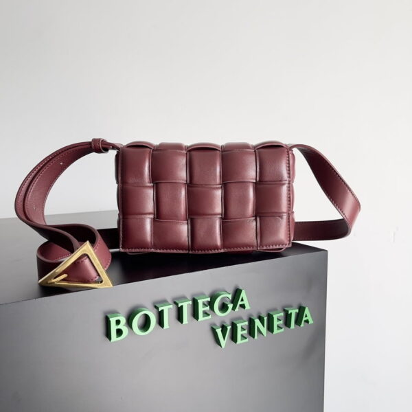 Bottega Veneta Small Padded Cassette Brown , For Women, Women's Bags 7.5in/19cm