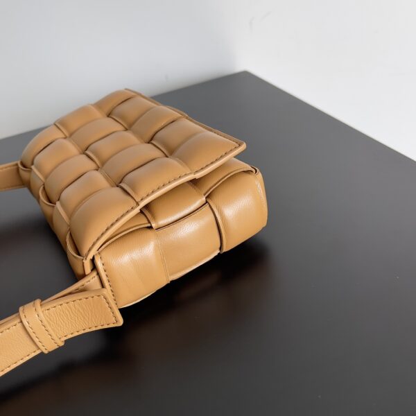 Bottega Veneta Small Padded Cassette Brown, For Women, Women's Bags 7.5in/19cm