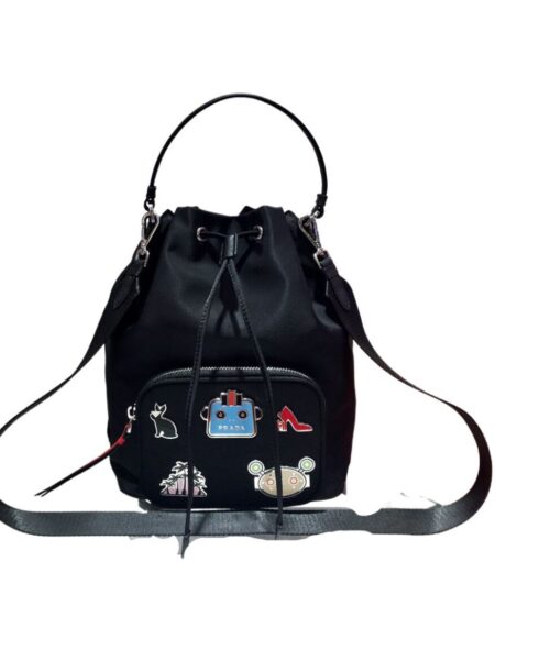 Bucket Bag In Black For Women 10.2in/ 26cm