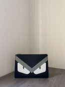 1:1 Replica Bugs Eyes Clutch Black And Yellow/Black And White For Women 12in/30cm