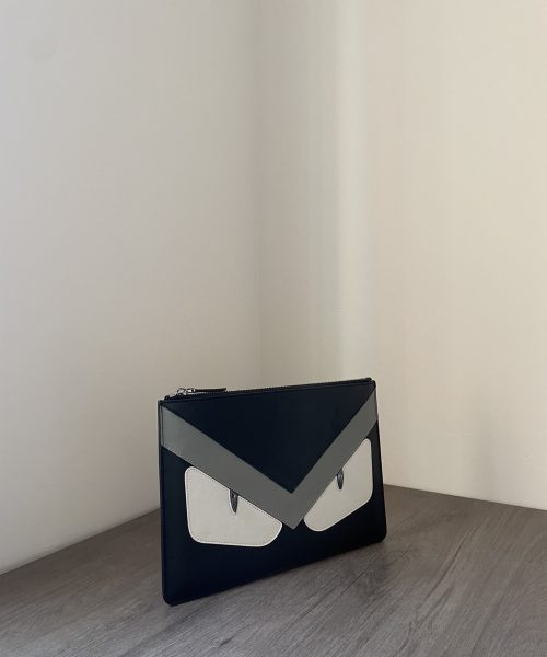 1:1 Replica Bugs Eyes Clutch Black And Yellow/Black And White For Women 12in/30cm