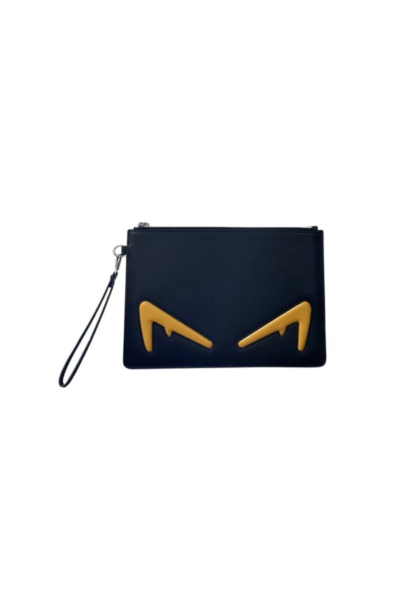 1:1 Replica Bugs Eyes Clutch Black And Yellow/Black And White For Women 12in/30cm