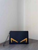 1:1 Replica Bugs Eyes Clutch Black And Yellow/Black And White For Women 12in/30cm