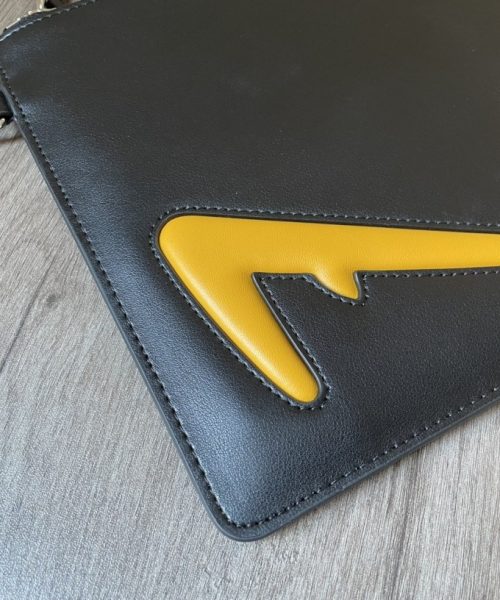 1:1 Replica Bugs Eyes Clutch Black And Yellow/Black And White For Women 12in/30cm