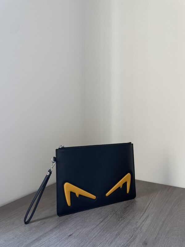 1:1 Replica Bugs Eyes Clutch Black And Yellow/Black And White For Women 12in/30cm