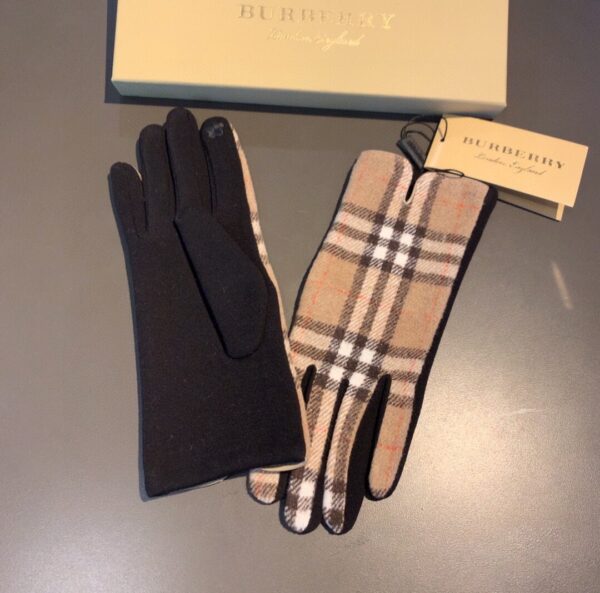 Burberry Cashmere Gloves In Brown