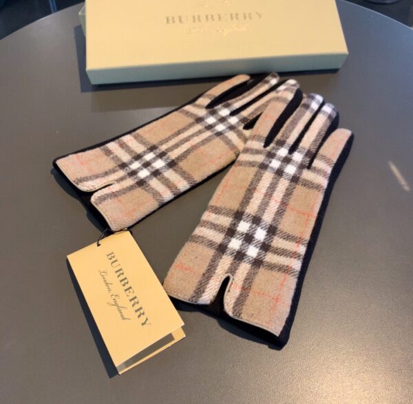Burberry Cashmere Gloves In Brown