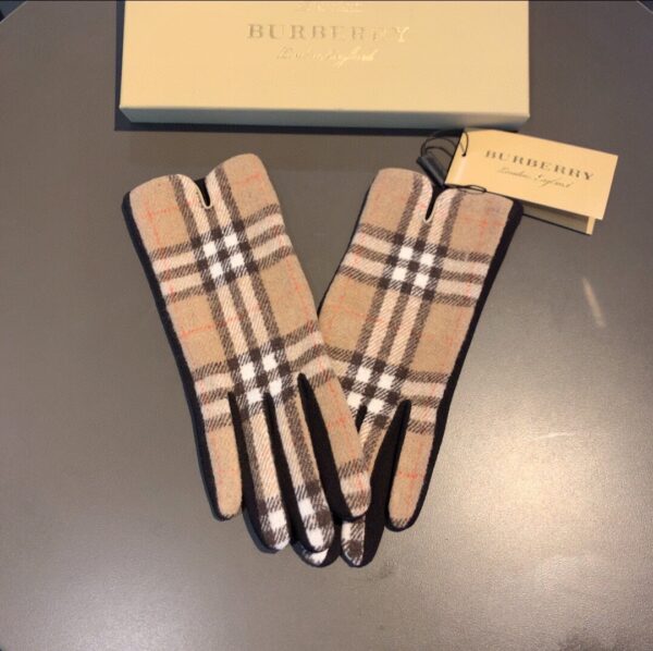 Burberry Cashmere Gloves In Brown