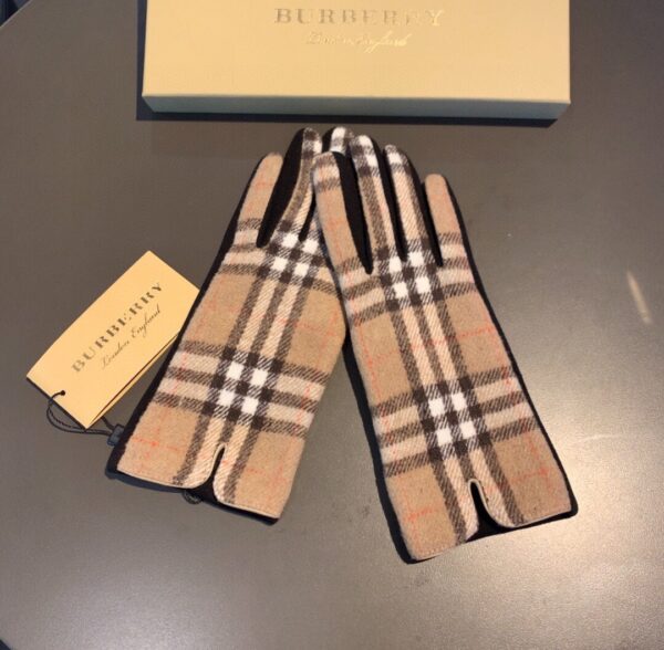 Burberry Cashmere Gloves In Brown