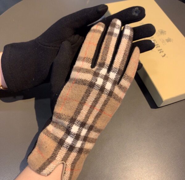 Burberry Cashmere Gloves In Brown